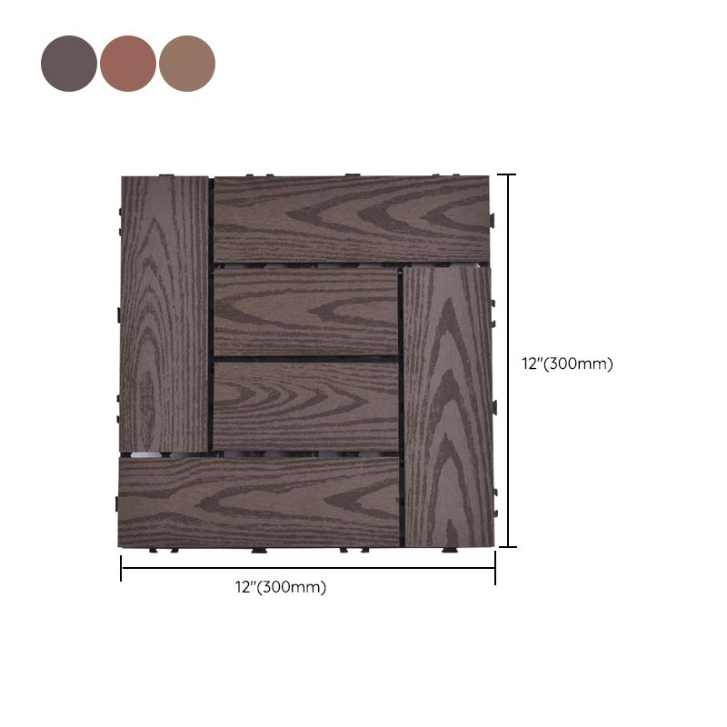 Frendorf | Modernes Kunststoffholz-Laminatplankendeck im Freien, schimmelresistentes Laminat