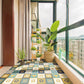 Frendorf | Modern Vinyl Plank Flooring Porcelain Tile Look Selbstklebendes PVC-Bodenbelag
