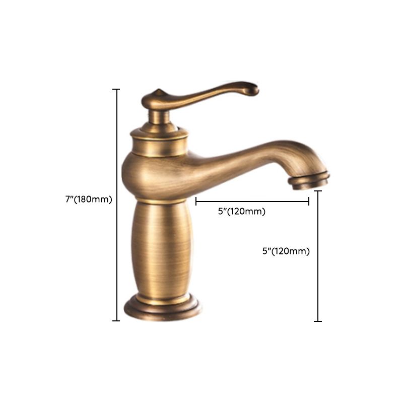 Frendorf | Landhaus Breiter Wasserhahn Waschbeckenarmatur mit Hebelgriff