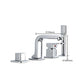 Frendorf | Wandmontierter Wasserhahn Messinghebelgriff Badezimmer Wasserhahn Handbrause
