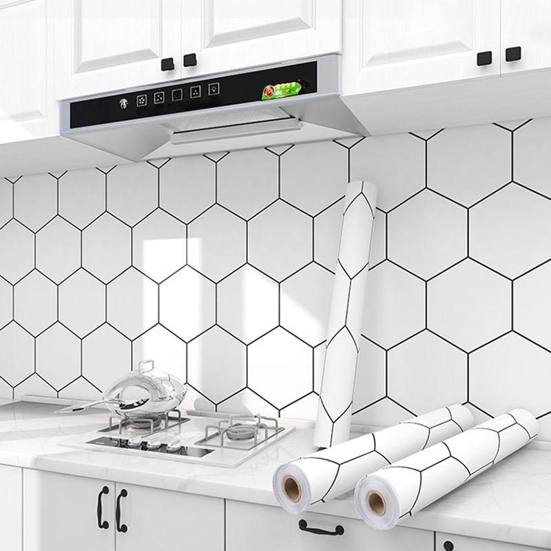 Frendorf | Moderne wasserdichte Mosaikfliese glatte Peel-and-Stick-Rückwandfliese für die Küche