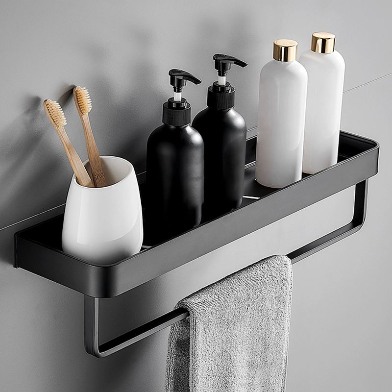 Frendorf | Matt Schwarz Badezimmer Set Modern 1/2 - Stück Rostfreies Badregal