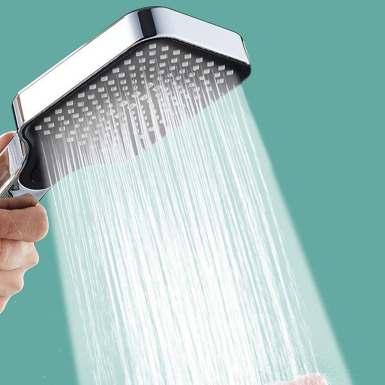 Frendorf | Rechteckiger Druck-Duschkopf 4-Einstellbare Wasserfluss Handdusche
