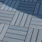 Frendorf | 12" X 12" 4-Slat Quadrat PVC Bodenfliesen Snap-Fit Installation Bodenplattenfliesen