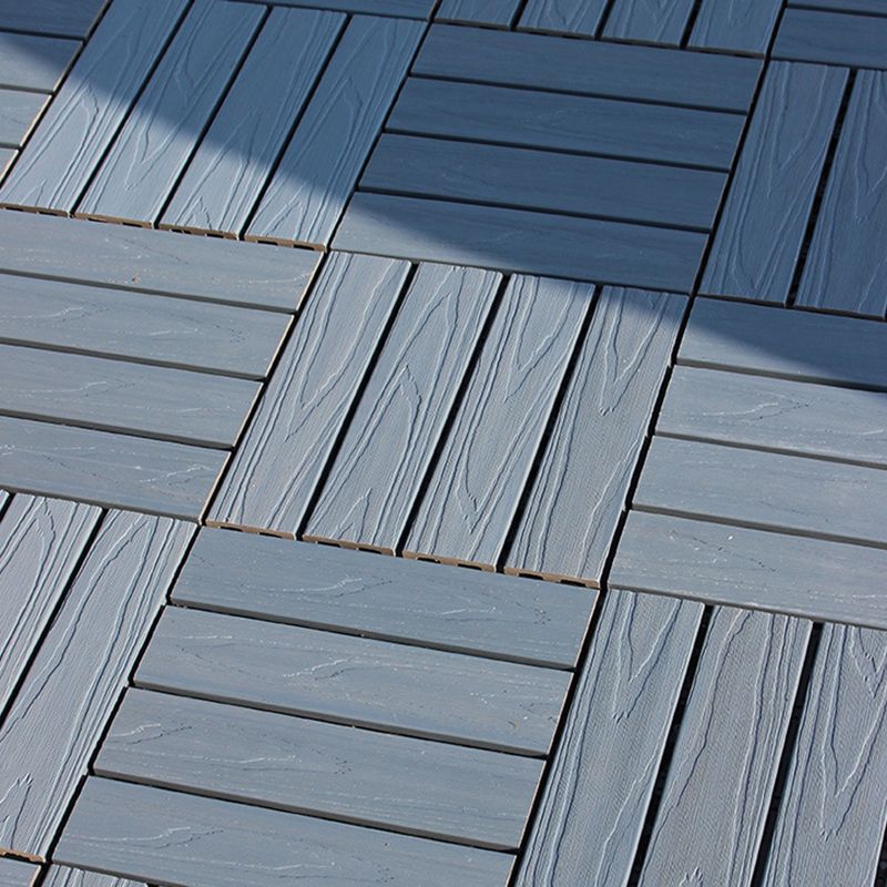 Frendorf | 12" X 12" 4-Slat Quadrat PVC Bodenfliesen Snap-Fit Installation Bodenplattenfliesen