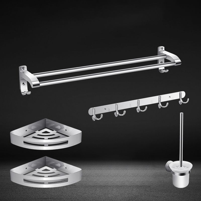 Frendorf | Modernes Silber Badbeschläge Set Metall Badezimmer Zubehör Kit
