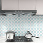 Frendorf | Moderne wasserdichte Mosaikfliese glatte Peel-and-Stick-Rückwandfliese für die Küche