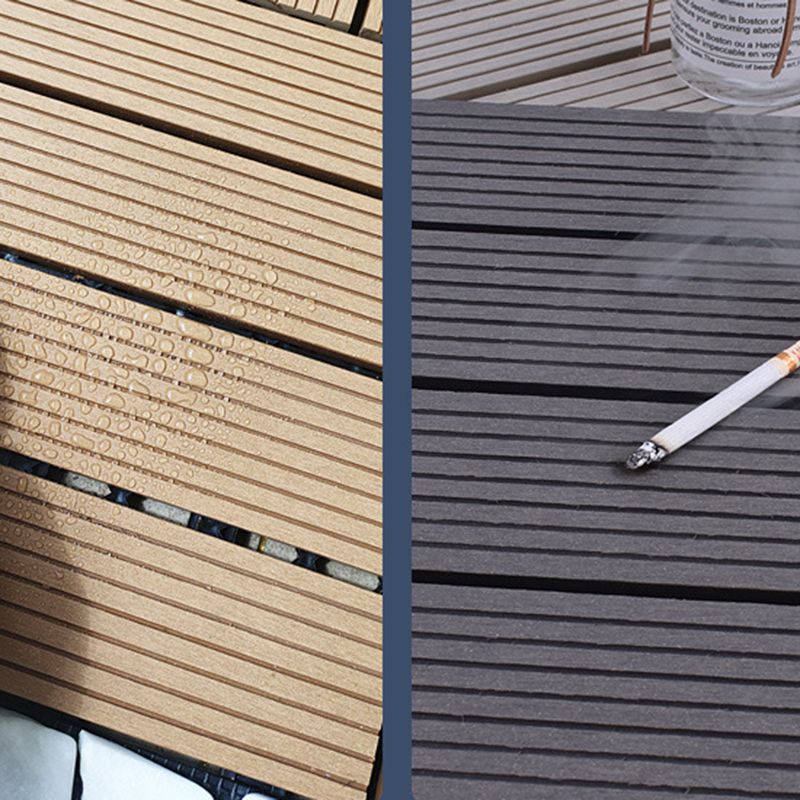 Frendorf | 12" X 12" 4-Slat Quadrat Deck-/Patio Bodenfliesen Schnapp-Installation Bodenbrettfliesen