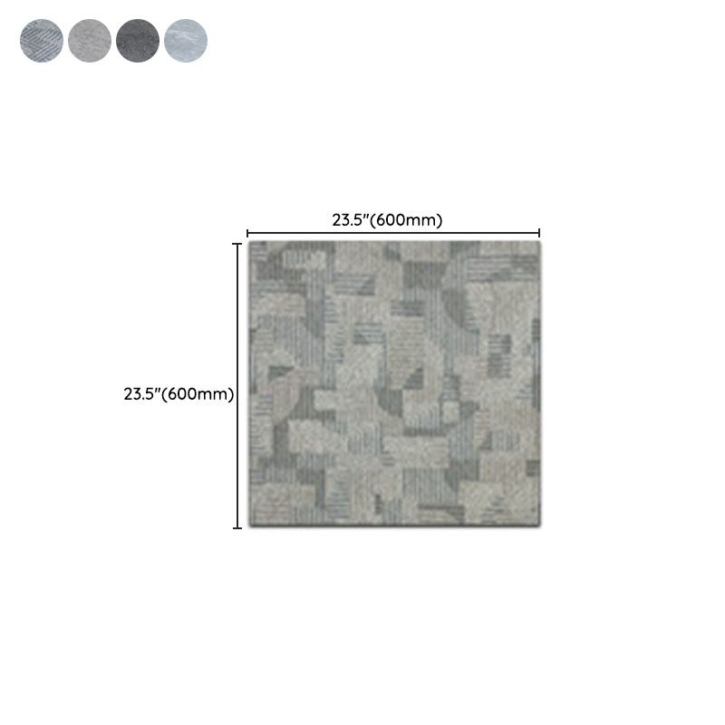 Frendorf | Peel- und Stick-Bodenbelag Vinyl Quadrat Marmor Druck Innenboden Vinyl