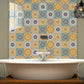 Frendorf | PVC Peel & Stick Mosaikfliese Quadrat Mosaikfliesen Tapete mit wasserdicht