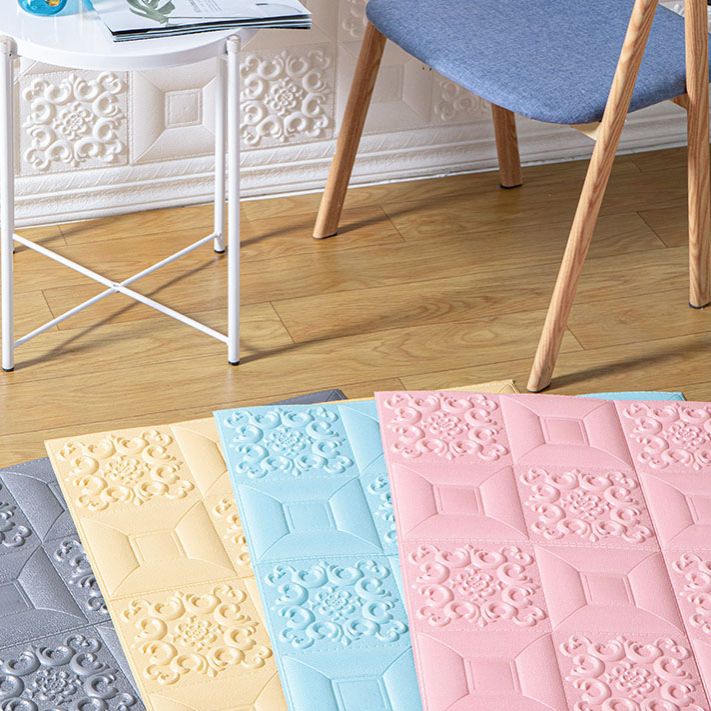 Frendorf | Modernes Zinn-Rückwandverkleidung Glatte Wand Decke XPE Baumwolle Set von 1