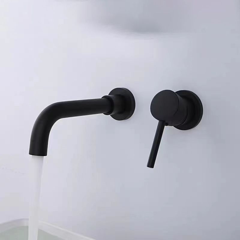 Frendorf | Moderner 1- oder 2-Hand Badezimmer Waschbecken Wasserhahn Rund Wandmontierter Badezimmer Wasserhahn.