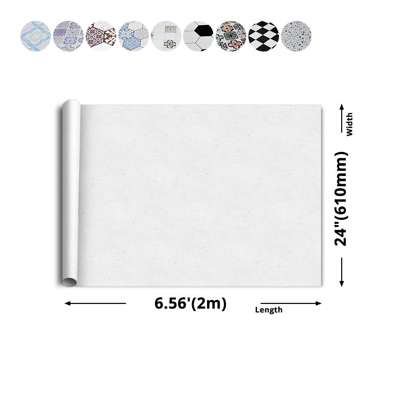 Frendorf | Modern Vinylbodenplanken zum Abziehen und Aufkleben Geometrisch bedruckter PVC-Bodenbelag