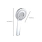 Frendorf | Modernes Stil Rund Handheld Dusche Badezimmer Metall Wandmontierte Hand Dusche
