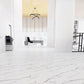 Frendorf | PVC-Bodenbelag Peel & Stick Stein Design Quadratischer Vinylboden für das Wohnzimmer