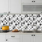 Frendorf | PVC Peel & Stick Mosaikfliese Quadratische Form Mosaikfliesen Tapete