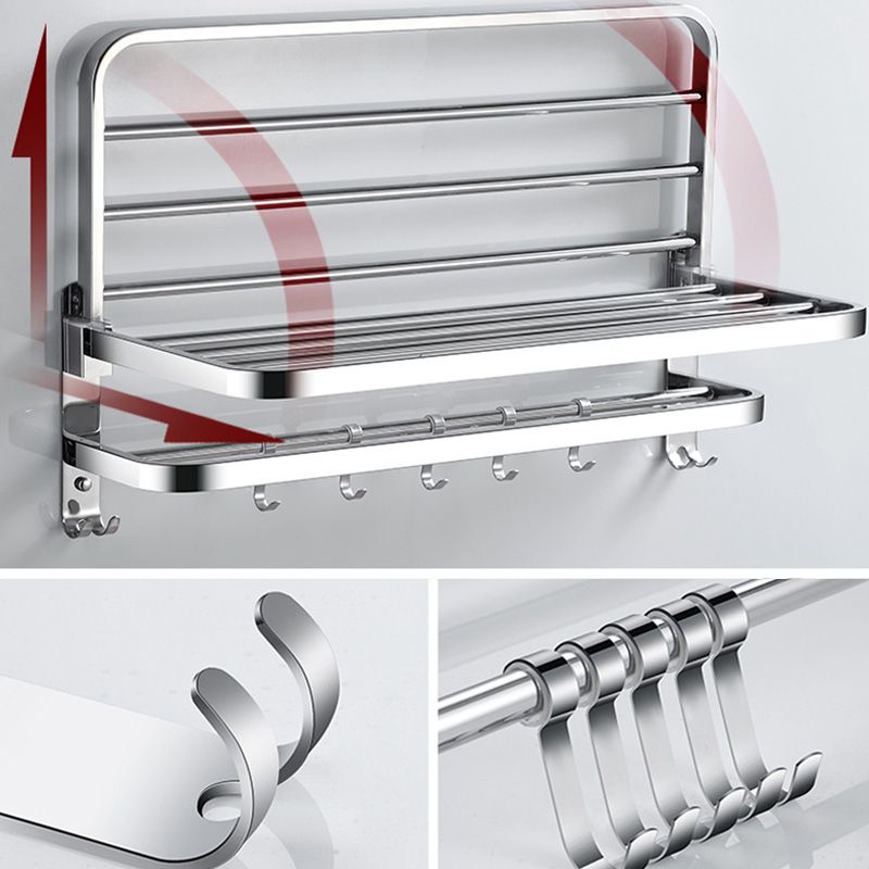 Frendorf | Modernes Badezimmerzubehör Hardware Set Silber Badezimmer Hardware