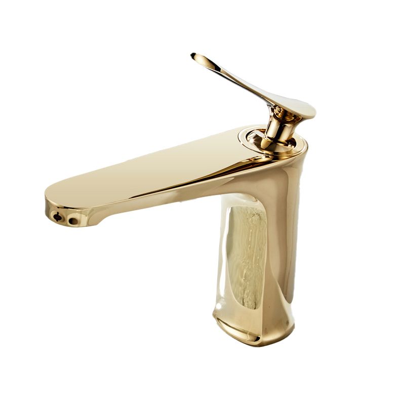 Frendorf | Luxus 1 Griff Waschbecken Badezimmer Wasserhahn Rund Messing Waschbecken Wasserhahn mit Wasserschlauch