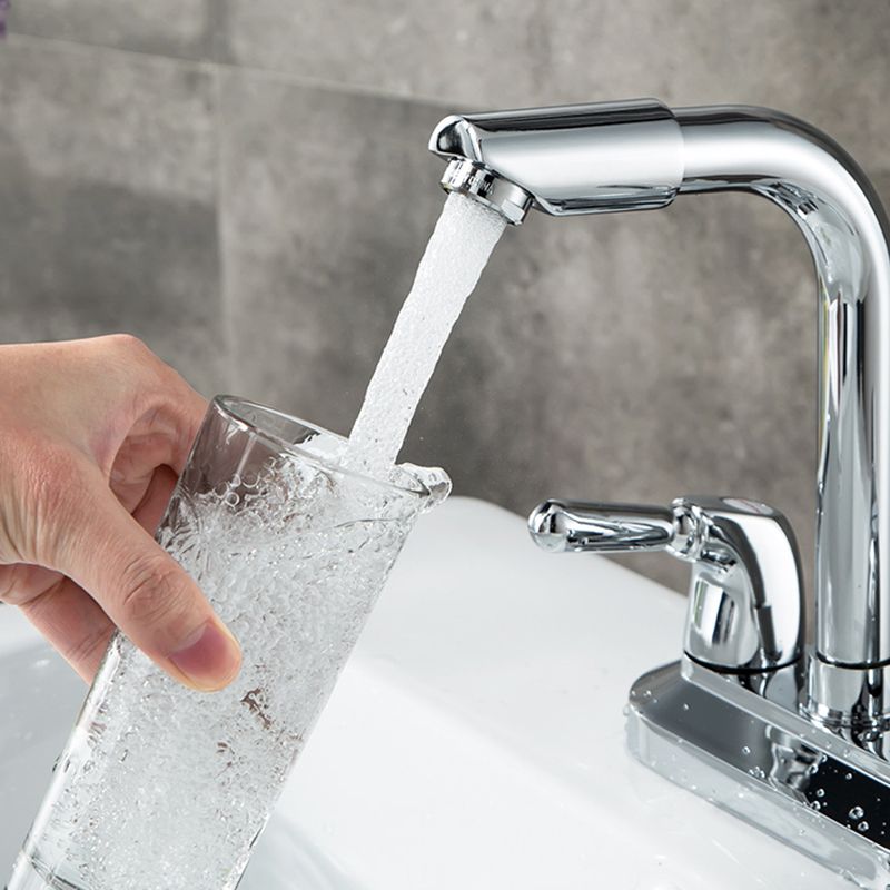 Frendorf | 2-Griff Modernes Gefäß Waschbecken Wasserhahn Drehauslauf Badezimmer Wasserhahn