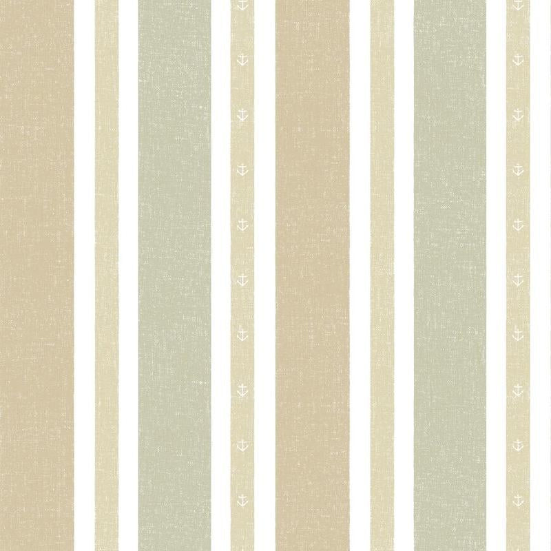 Frendorf | 2 Tone Stripe Kinderbehang für das Schlafzimmer, Vlies-Wanddekoration, 31' L x 20,5" B
