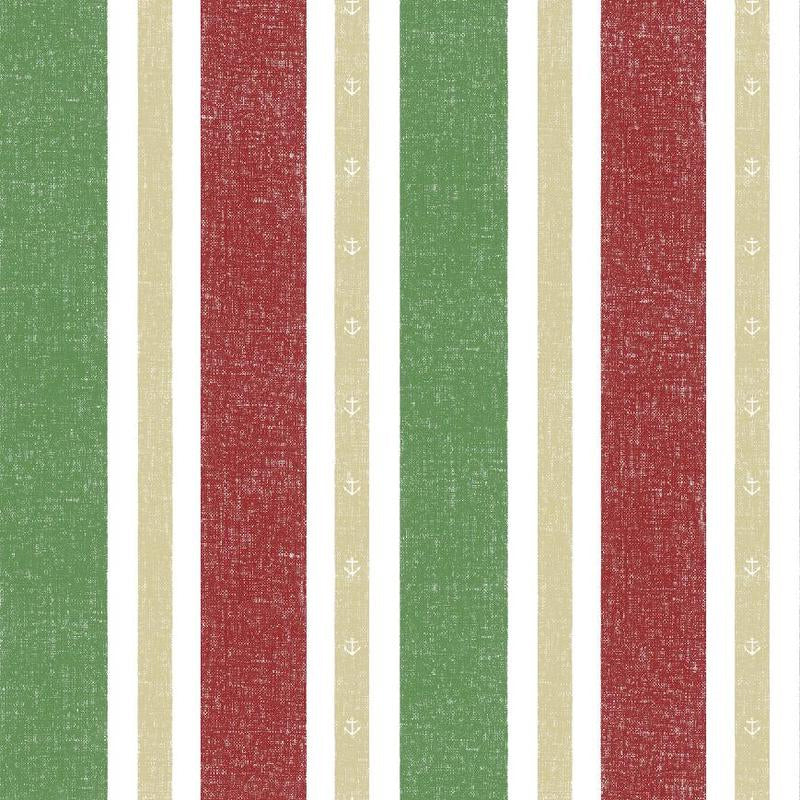 Frendorf | 2 Tone Stripe Kinderbehang für das Schlafzimmer, Vlies-Wanddekoration, 31' L x 20,5" B