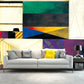 Frendorf | Gigantische Geometrische Wandtapeten Wandbilder Waterdicht Mid Century Woonkamer Wandkunst