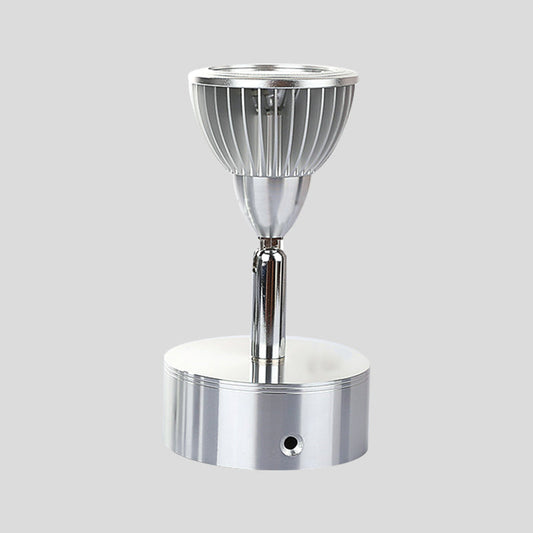 Frendorf | Chroomafwerking 1 Lichts Wandmontage Licht Industriële Metaal Rotatable Mini Wandlamp Sconces