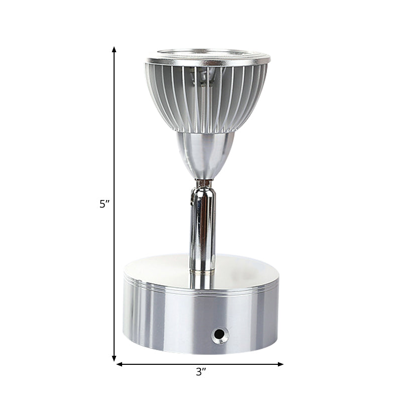 Frendorf | Chroomafwerking 1 Lichts Wandmontage Licht Industriële Metaal Rotatable Mini Wandlamp Sconces