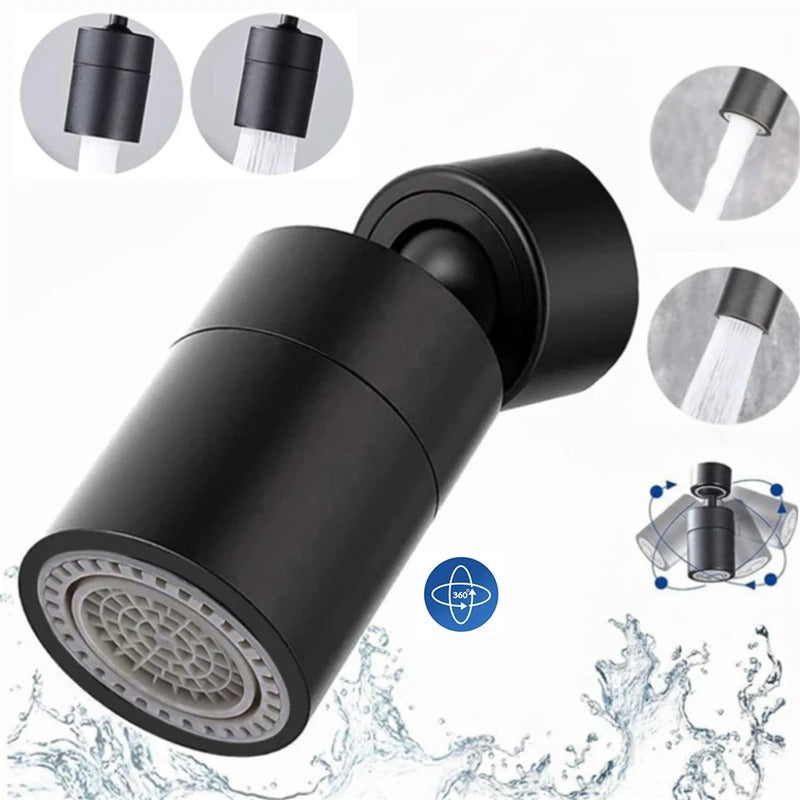 Frendorf | AquaTwist 360° drehbarer Wasserhahnkopf – verstellbarer Wasserstrahl