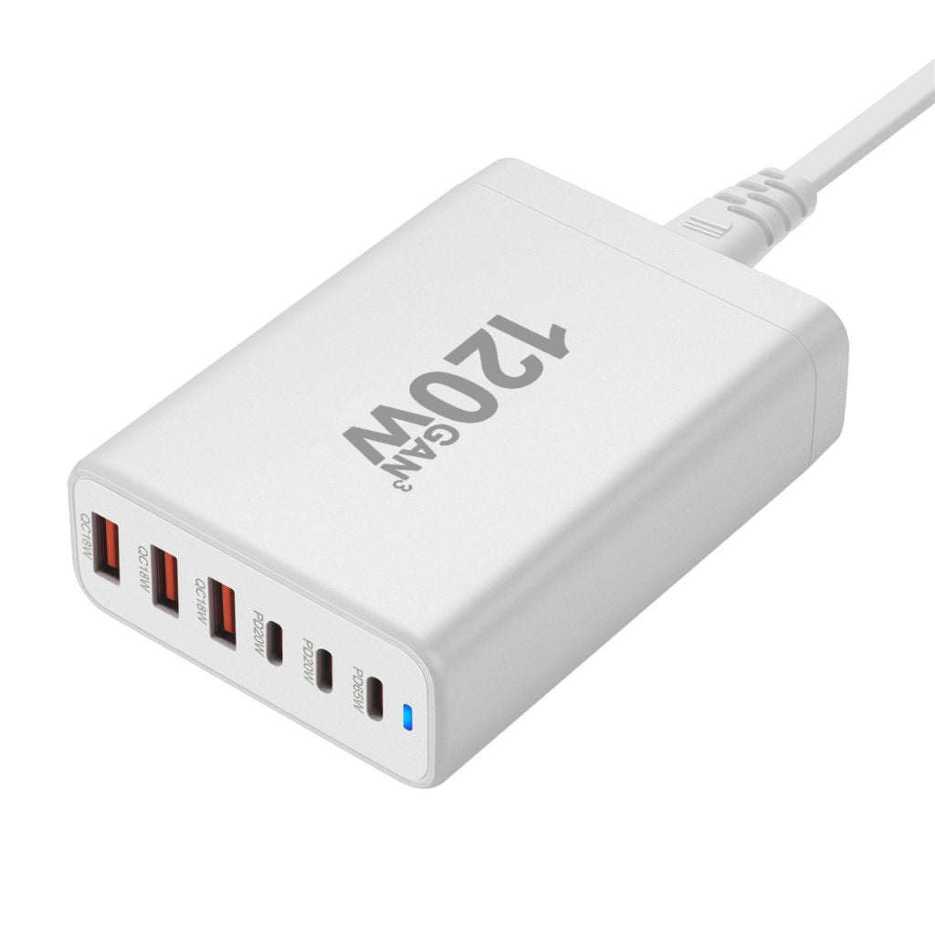 Frendorf | 120W GaN 6-Port USB-C Ladegerät
