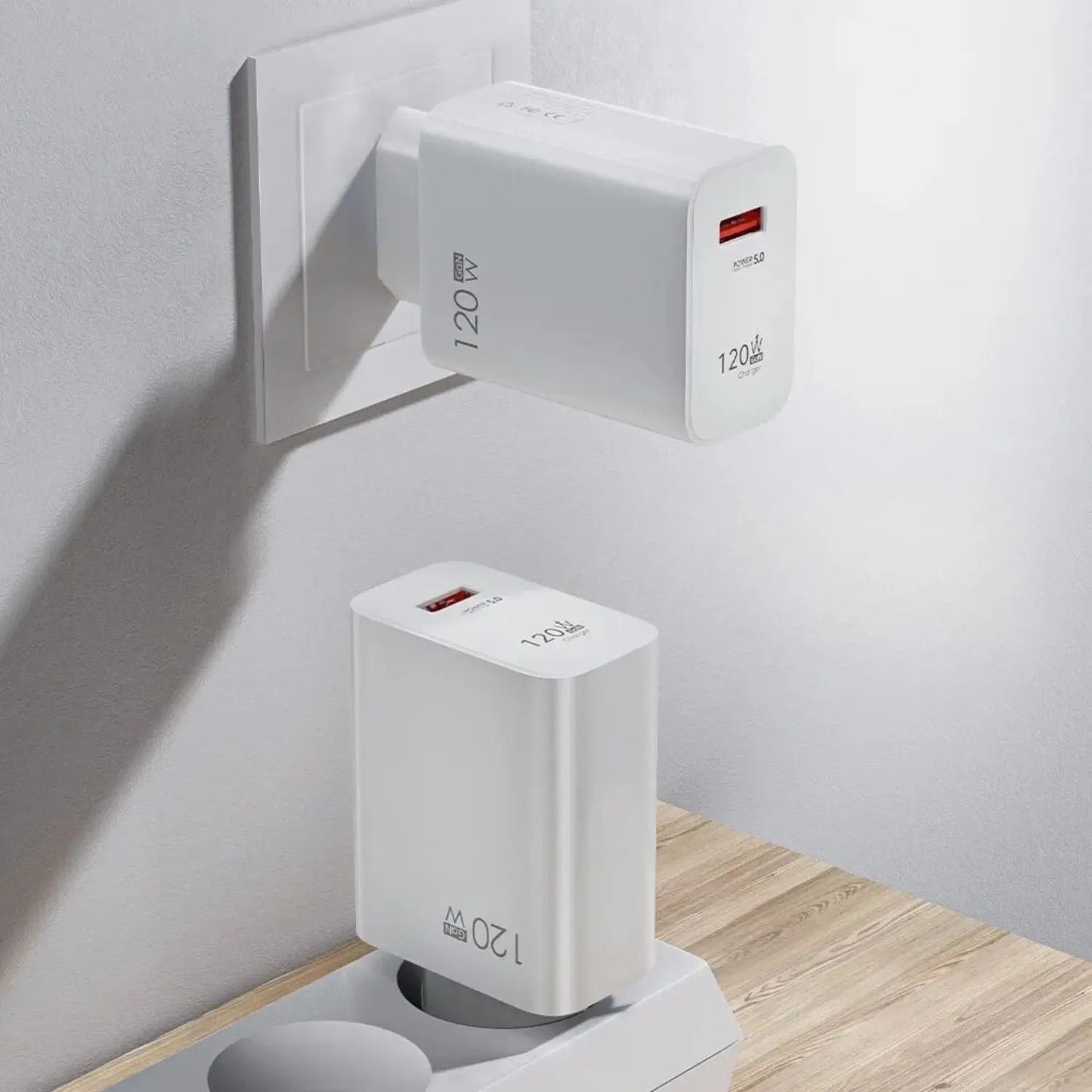 Frendorf | 120W GaN-Netzteil – Schnelles und effizientes Laden für Laptops, Handys und Tablets