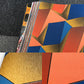 Frendorf | 3D Effect Geometric Wallpaper Roll Mid-Century Non-Pasted Wohnzimmer Wanddeko