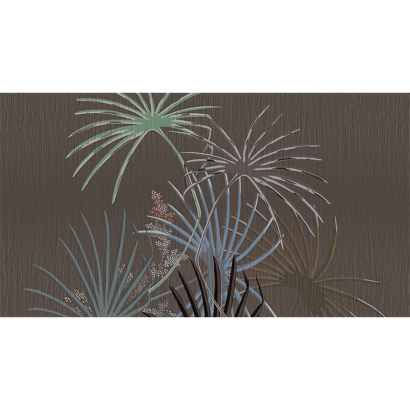 Frendorf | Illustratie Palmetto Fan Leaf Mural Decal Volledige Muurbeplating voor Woonkamer, Aangepaste Afdruk