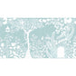 Frendorf | Moon Night Flower Bushes Muur Kinder Kunst Waterdicht Kinderen Kamer Wandbekleding, Op Maat Geprint