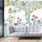Frendorf | Moon Night Flower Bushes Muur Kinder Kunst Waterdicht Kinderen Kamer Wandbekleding, Op Maat Geprint