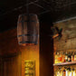 Frendorf | BarrelGlow Vintage Pendelleuchte | Holz-Weinfass-Design | 1-flammig | Rustikale Beleuchtung