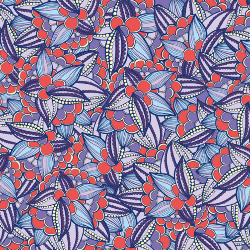 Frendorf | Bloem Plant Muur Decal Boho-Chic Gladde Wand Bekleding in Multikleur, Op Maat Gemaakt