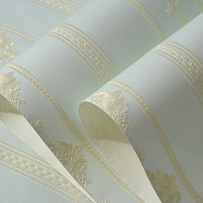 Frendorf | Lichtkleurige Plakstripbehang Damask Luxe Vlekbestendige Muurkunst, Gemakkelijk te Verwijderen