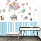 Frendorf | Kinder Kunst Baby Wandtapete mit Tier- und Ballonmuster Pastellfarbe Wandbekleidung für das Kinderzimmer