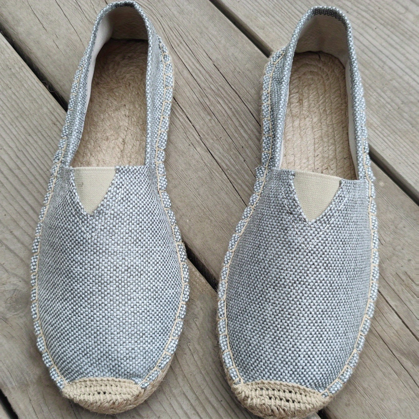 Frendorf | Maritime Leinenschuhe Weiß