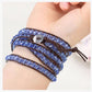 Frendorf | Blaues Donner Wickelarmband