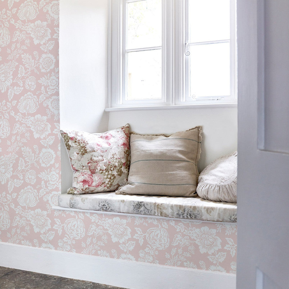 Shabby Chic Tapete von Rachel Ashwell - Stipple - Salbei