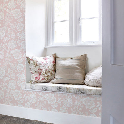 Shabby Chic Tapete von Rachel Ashwell - Stipple - Salbei