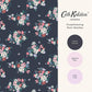 Cath Kidston Tapete - Clifton Floral - Navy