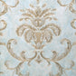 Prägedekorationsfolie, Fleckenresistente Tapete, Europäischer Jacquard Wanddekoration für das Wohnzimmer
