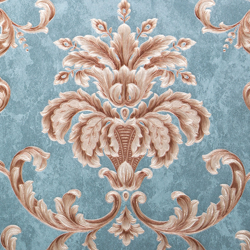 Prägedekorationsfolie, Fleckenresistente Tapete, Europäischer Jacquard Wanddekoration für das Wohnzimmer