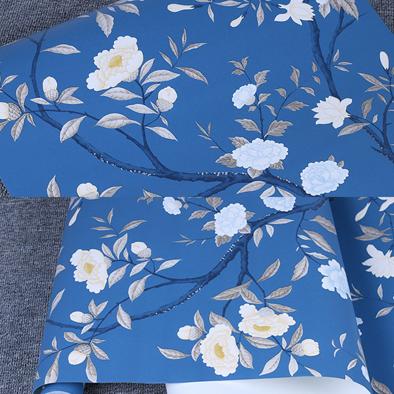Country Peonies Tapetenrolle Papier Feuchtigkeitsbeständig Helle Farbe Wandverkleidung für Wohnzimmer