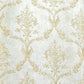 Prägedruck Softfarbe Tapete Vintage Stil Jacquard Wandkunst für Schlafzimmer, 33' L x 20.5" W
