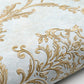 Prägedruck Softfarbe Tapete Vintage Stil Jacquard Wandkunst für Schlafzimmer, 33' L x 20.5" W