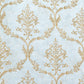 Prägedruck Softfarbe Tapete Vintage Stil Jacquard Wandkunst für Schlafzimmer, 33' L x 20.5" W